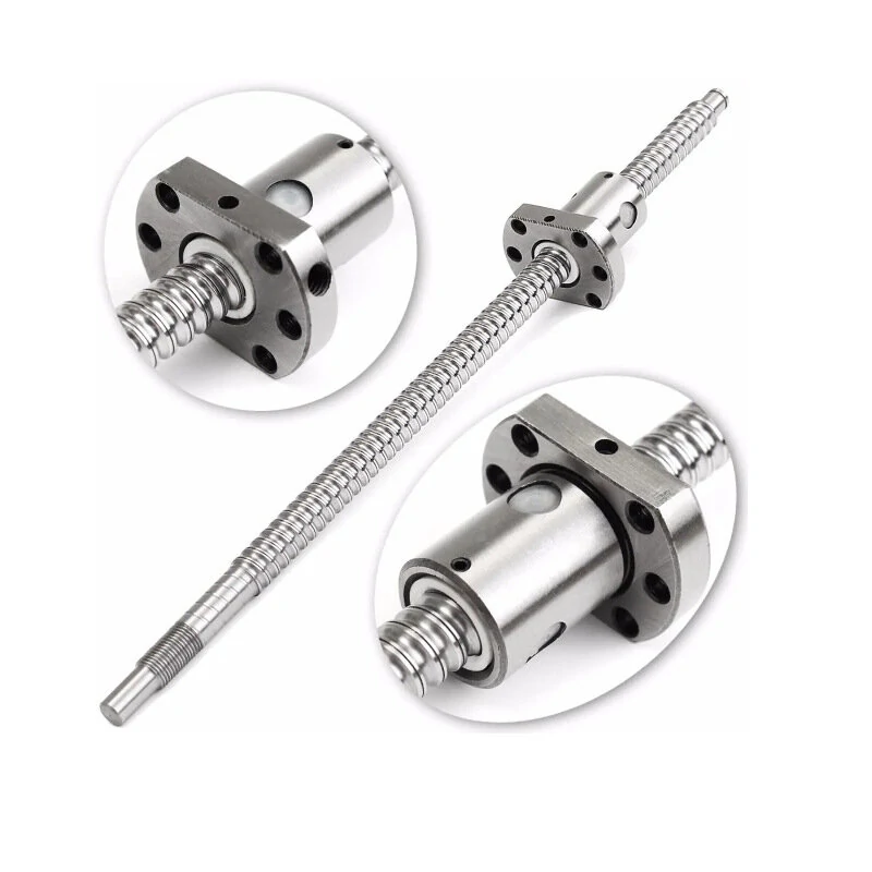 Machifit SFU1204 Ball Screw 300-650mm | BK/BF10 Supports & 6.35x8mm Coupler for CNC - Image 5