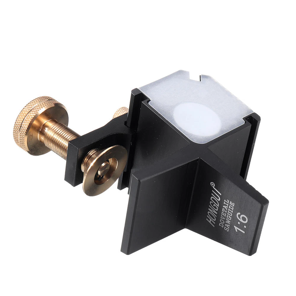HONGDUI Aluminum Alloy Dovetail Saw Guide - Magnetic 90° Joinery Cutting Tool - Image 2