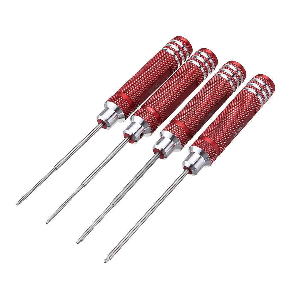 Drillpro 4pcs HSS Ball Screwdrivers Kit - 0.05 1/16 3/32 5/64 Inch Repair Tool - Image 3