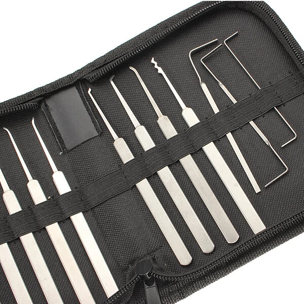 DANIU 12Pcs Lock Pick Set - Professional Locksmith Tools with Transparent Practice Locks - Image 5