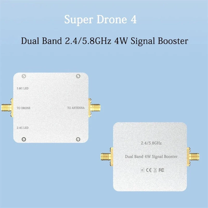 DJI Dual Band 2.4G 5.8G WiFi Booster | Outdoor Drone Signal Extender with WAN LAN Port - Image 2