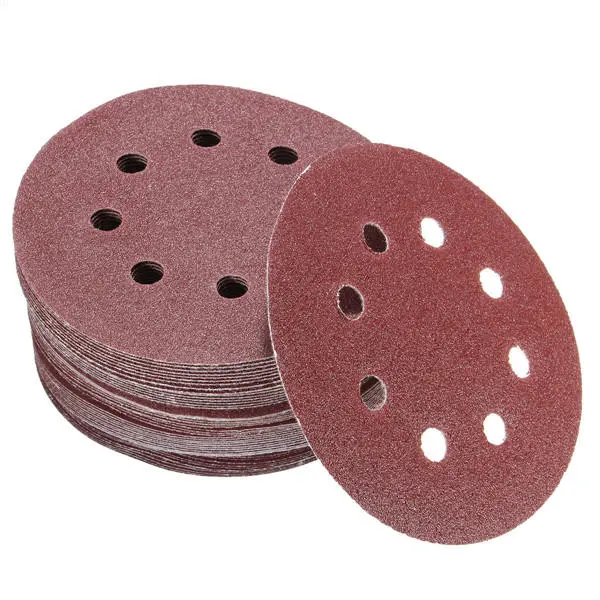 3M Sanding Discs 50pcs | 5 Inch 8 Hole | 80 to 320 Grit Assortment - Image 3