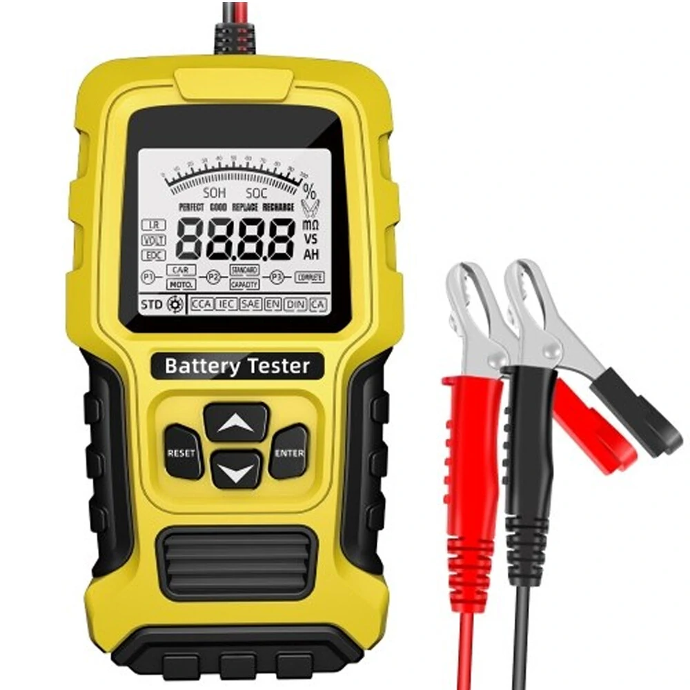 FOXSUR Intelligent Car Battery Tester 12V/24V | Digital Display Quick Accurate - Image 2
