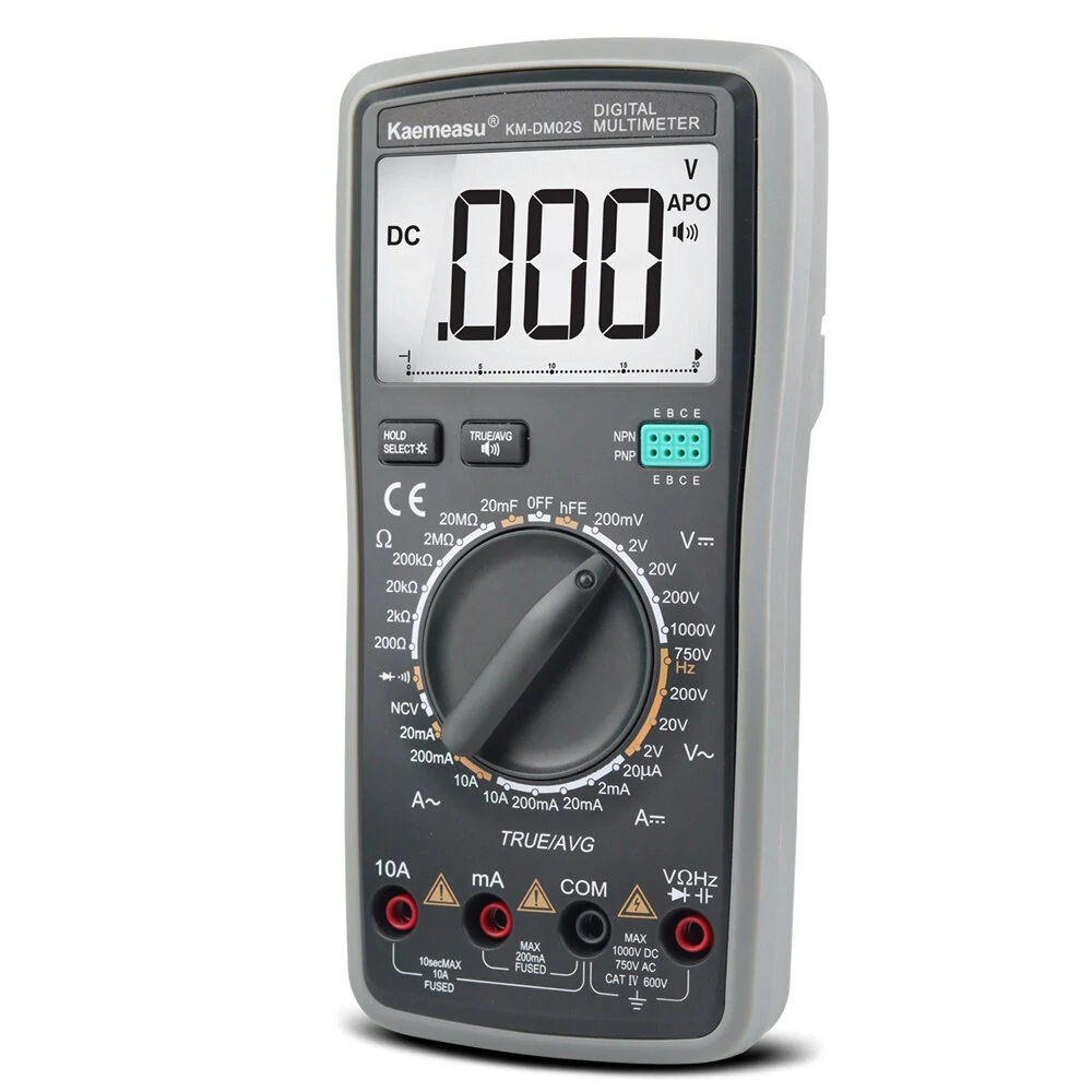 Kaemeasu KM-DM02S Digital Multimeter | True RMS & Voice Broadcast | NCV Detection - Image 3