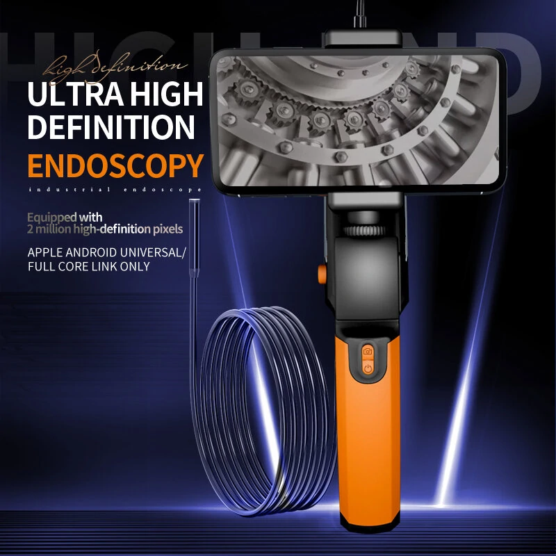 Dual Lens Endoscope Camera - 7.9mm 2MP IP67 | 1080p HD for iOS Android - Image 3