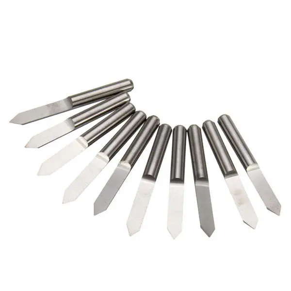 Carbide PCB Engraving Bits - 10pcs 60 Degree 0.3mm Tip | CNC Router End Mill - Image 3