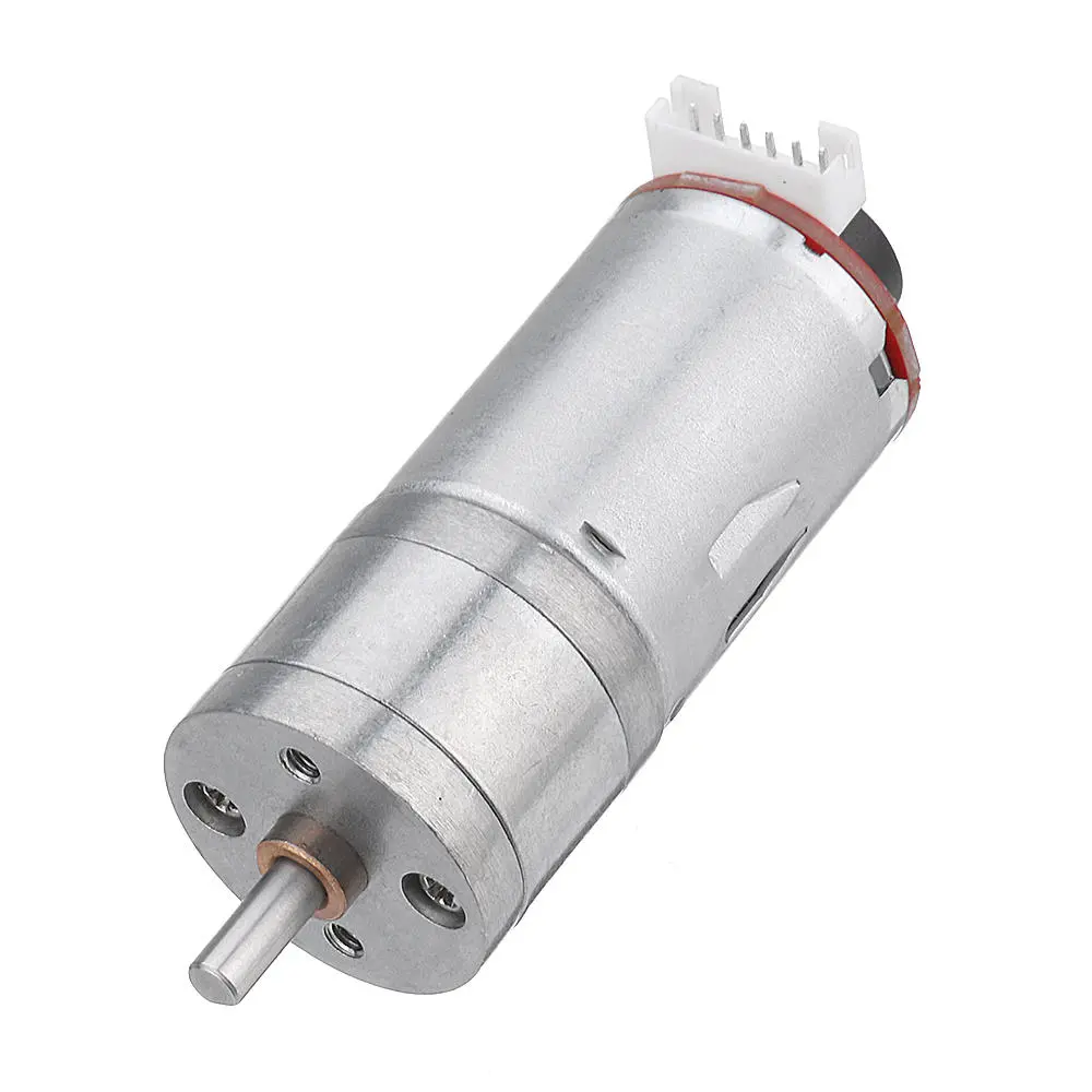 Machifit 24V DC Gear Motor with Encoder | 25GA370 Micro Reduction Motor & Speed Dial - Image 5