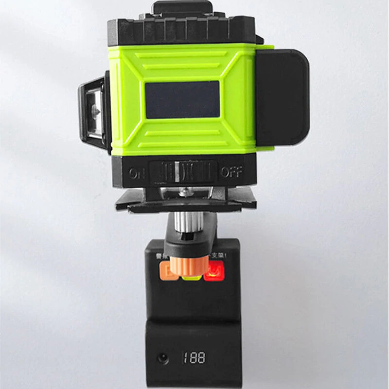 7x15cm Laser Level with Suction Bracket | EU Charger & 2400mAh Battery | Automatic Adsorption, Punch-Free - Image 2