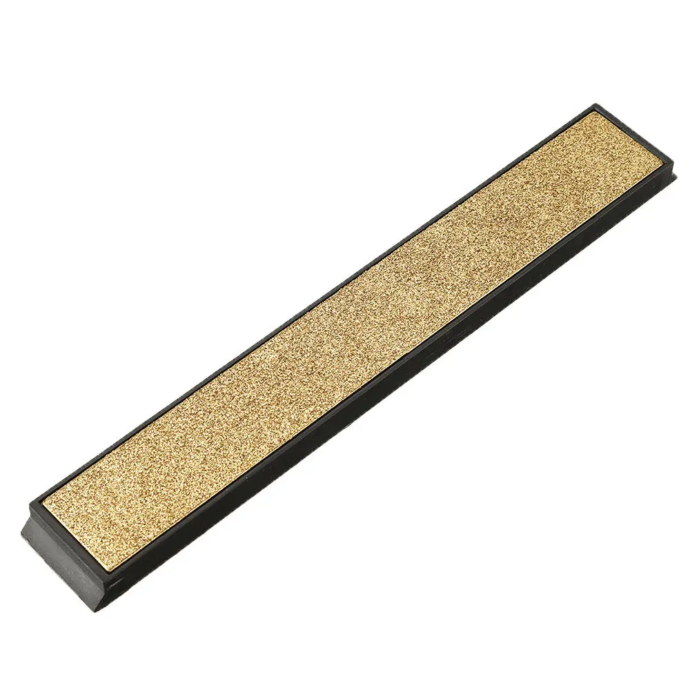 Drillpro 3Pcs Titanium Diamond Knife Sharpener - 80/600/1000 Grit Whetstone with Base - Image 4