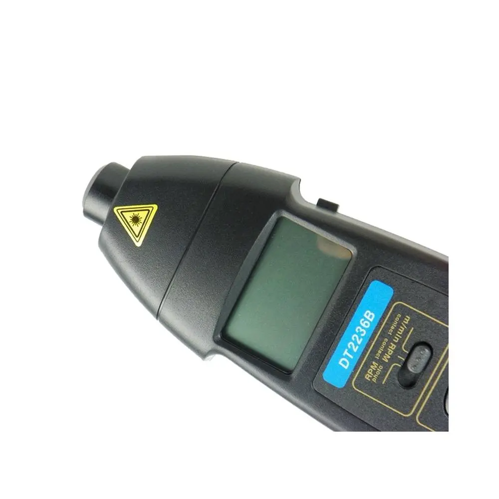 DT2236B Digital Tachometer | 3-in-1 Handheld LCD Speedometer - Contact/Non-Contact - Image 4