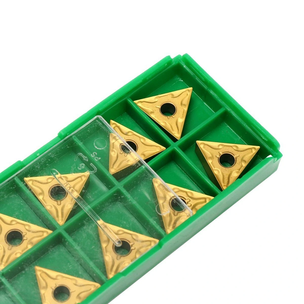 TNMG160404 Carbide Inserts - 10PCS Gold Coated for Cast Iron & Steel | High Strength - Image 2