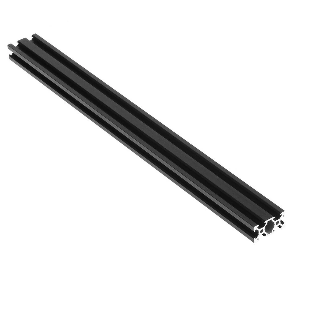 2040 V Aluminum Profile Extrusion - 100-1000mm Black Frame for CNC & DIY - Image 2