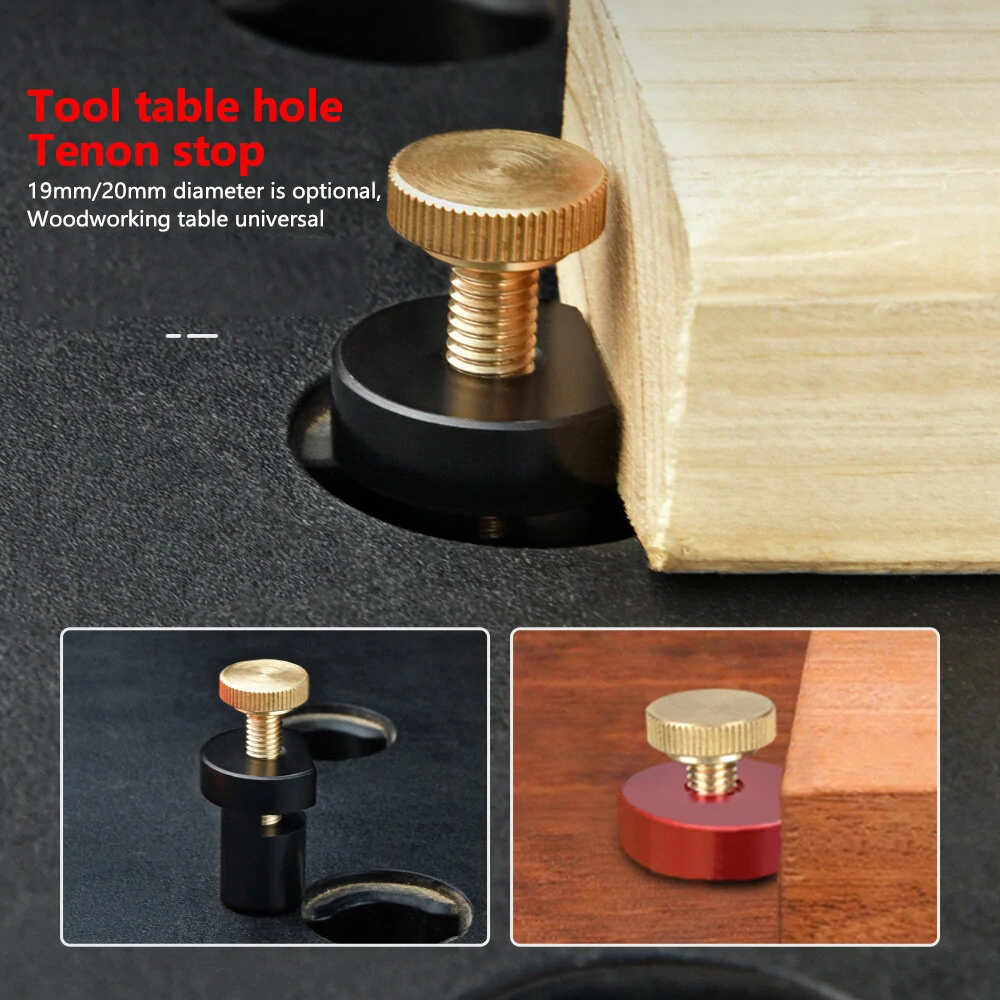 MFT Bench Dog Clamp Stop - 19mm 20mm Peg Brake Stopper for Woodworking Workbench - Image 4