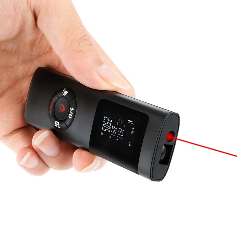 40M Laser Distance Meter - Handheld Electronic Rangefinder m/in/ft - IP54 Waterproof - Image 4