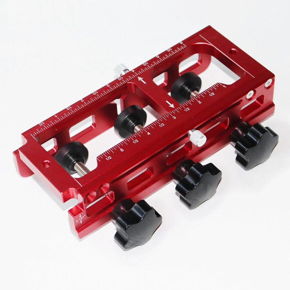 ENJOYWOOD Door Hinge Jig Template Kit - Adjustable Mortise Jig for Router - Image 2