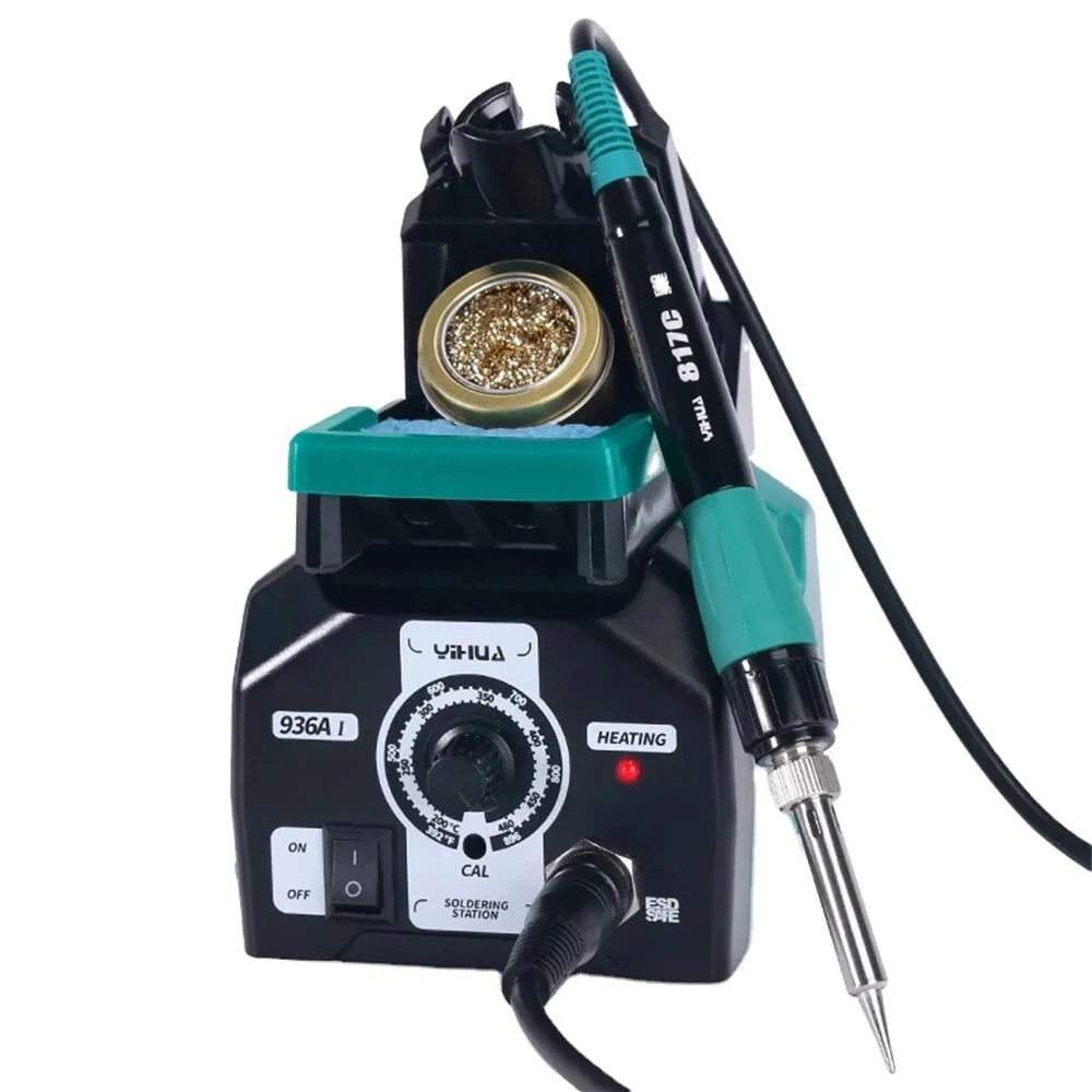YIHUA 936A Digital Solder Station - 40W 200-480°C Anti-Static Iron for Repair - Image 2