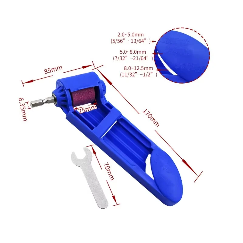 Diamond Drill Bit Sharpener | Hand Drill Grinding Tool with Polishing Wheel - Image 5