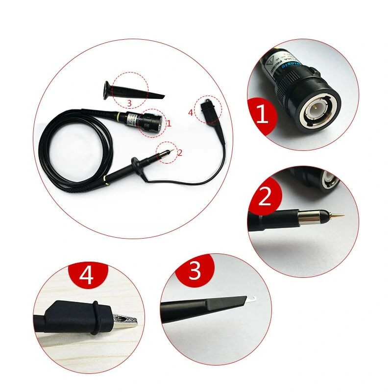 Micsig P130A 200MHz Oscilloscope Probe | High-Quality Passive BNC Probe - Image 4
