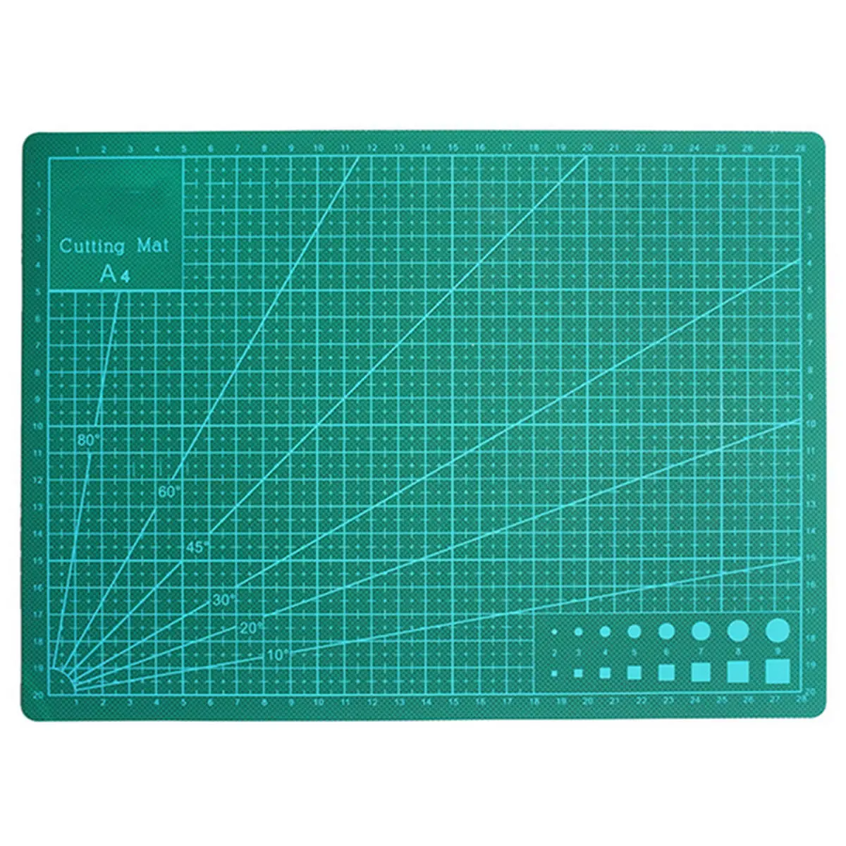 Double Sided Green Cutting Mat - A4 Size Healing Design Craft Tool Pad - Image 4