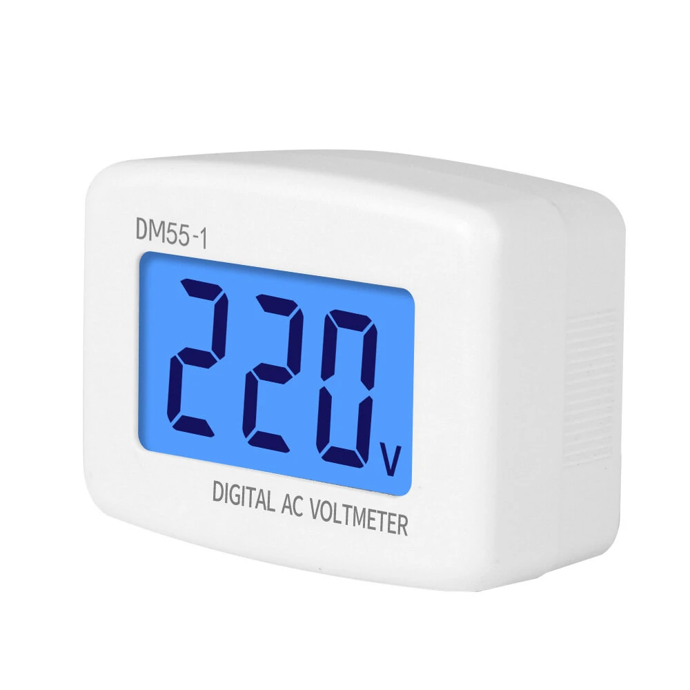 AC 220V Digital Voltmeter | EU Plug Voltage Tester Socket with LCD Display - Image 5