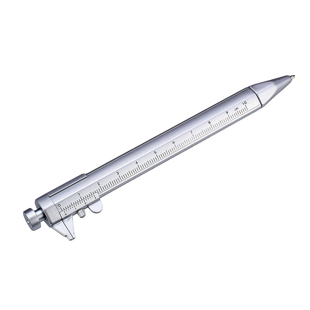 Plastic Vernier Caliper Ruler - 10-Piece Pen Shape Measuring Tool Set - Image 4