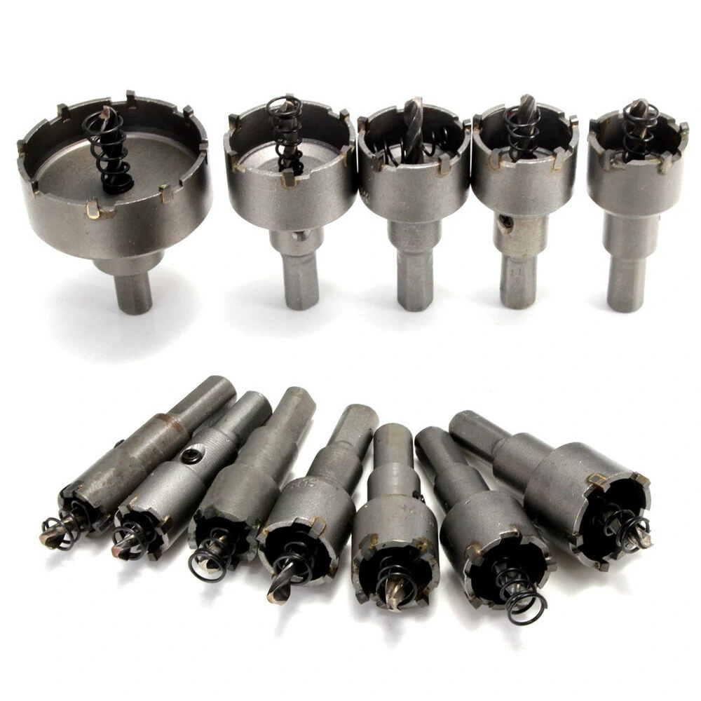 Drillpro 12pcs Hole Saw Set | 15-50mm Alloy Cutter for Wood & Metal - Image 3