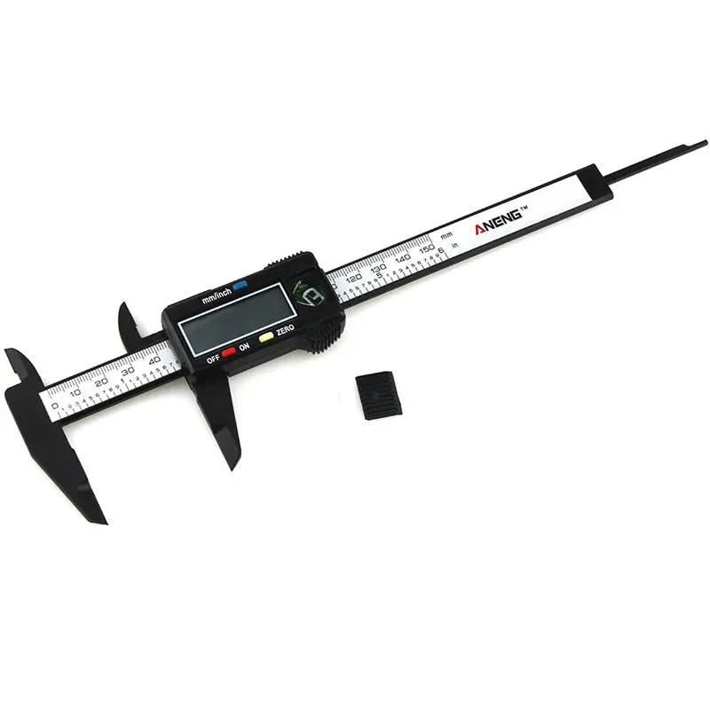 ANENG 6 Digital Caliper - 150mm LCD Vernier Micrometer | Carbon Fiber - Image 2