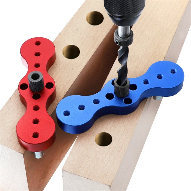 Aluminum Alloy Woodworking Dowelling Jig - 6/8/10mm Self Centering Drill Guide Kit - Image 5