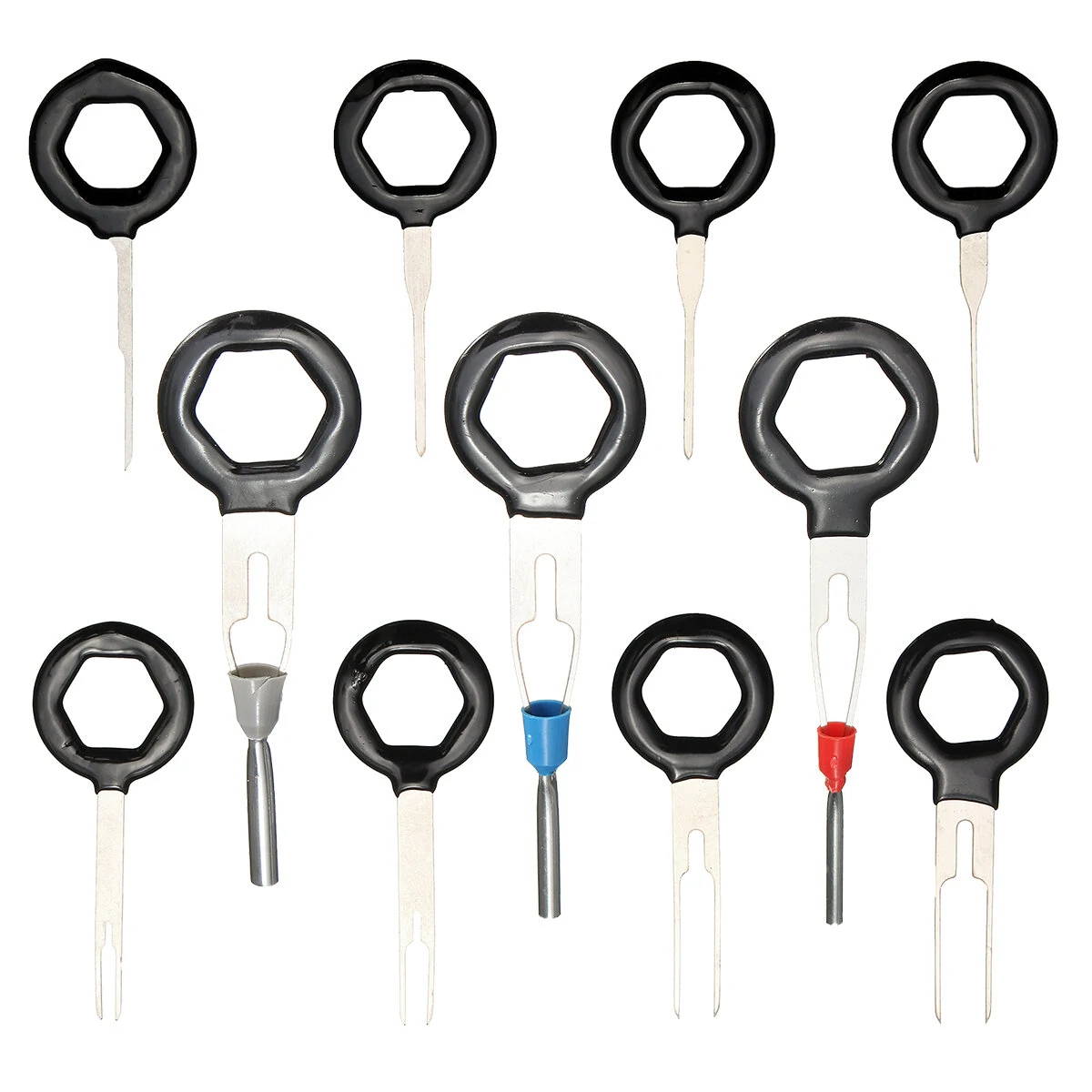 11PCS Terminal Removal Tool Kit - Aluminum Wiring Connector Pin Extractor for Car Repair - Image 3