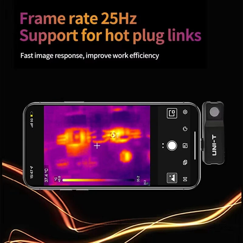 UNI-T UTi120MS Thermal Camera for iOS & Android | 120x90 IR Imager - Image 5