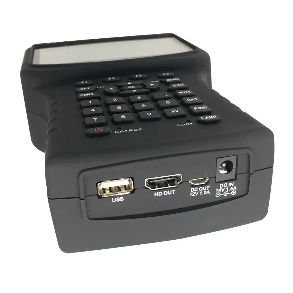 SF-999 Digital Satellite Finder - 4.3 LCD DVB-S2/T2/C Meter with Spectrum Analyzer - Image 4