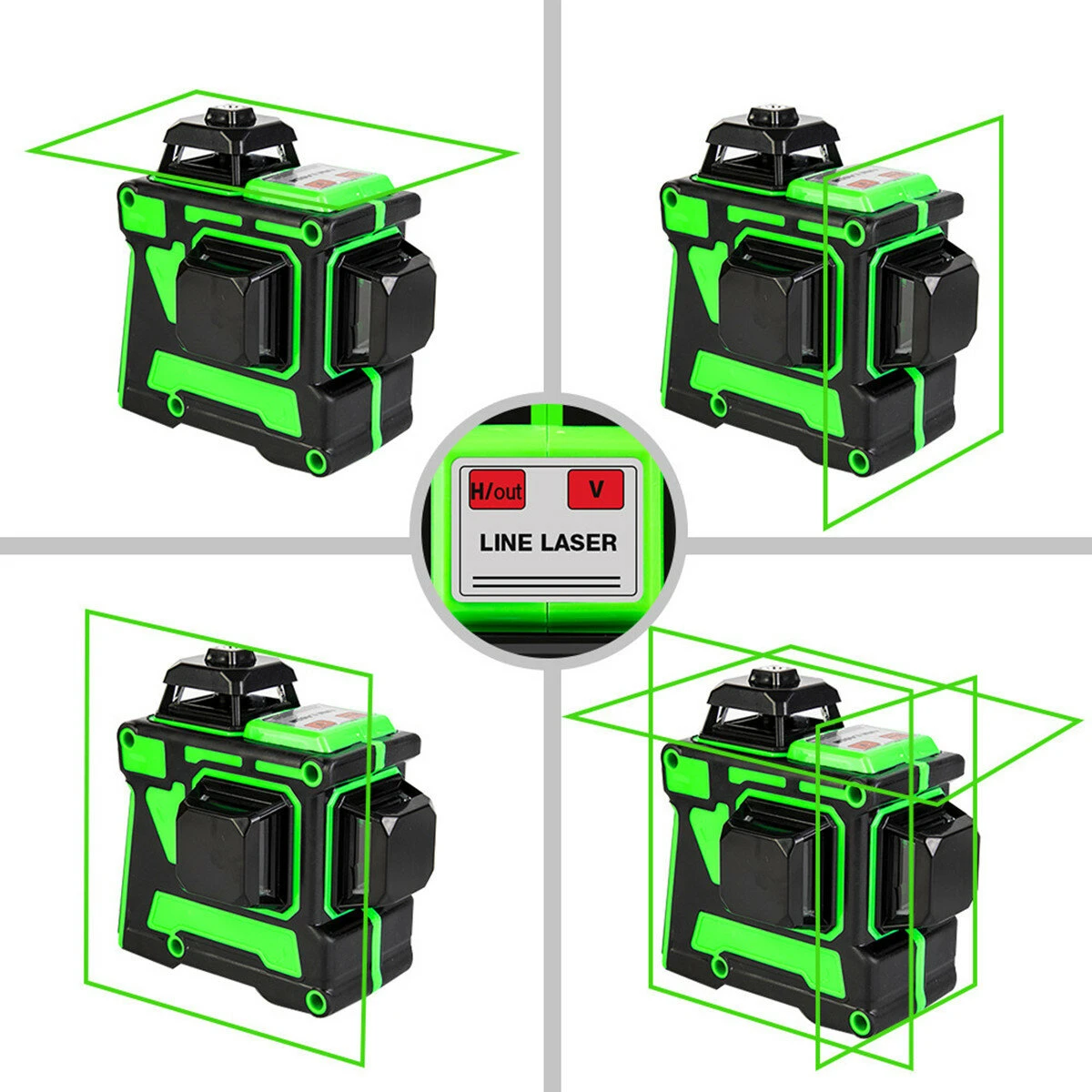 Green Light Laser Level 3D 12-Line Self-Leveling | 360° Rotary Measure - Image 5