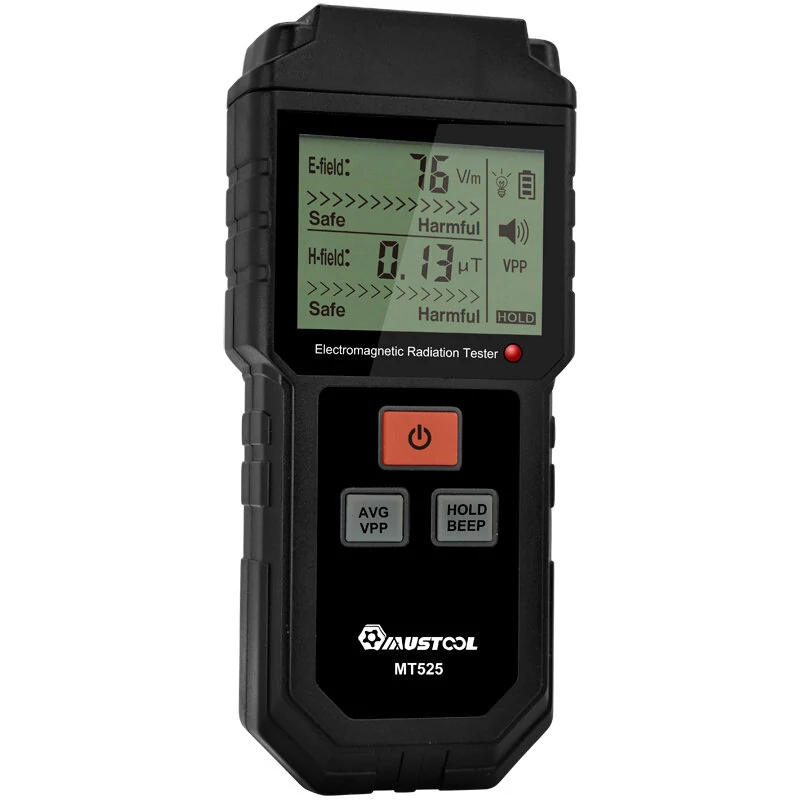 MUSTOOL MT525 EMF Tester - Electric & Magnetic Field Radiation Detector - Image 3
