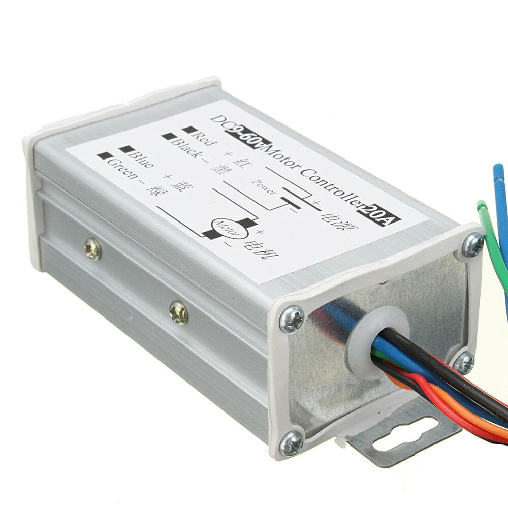 DC 12V-48V PWM Motor Speed Controller | Soft Start & Reversible | 36V 24V 12V 48V - Image 4
