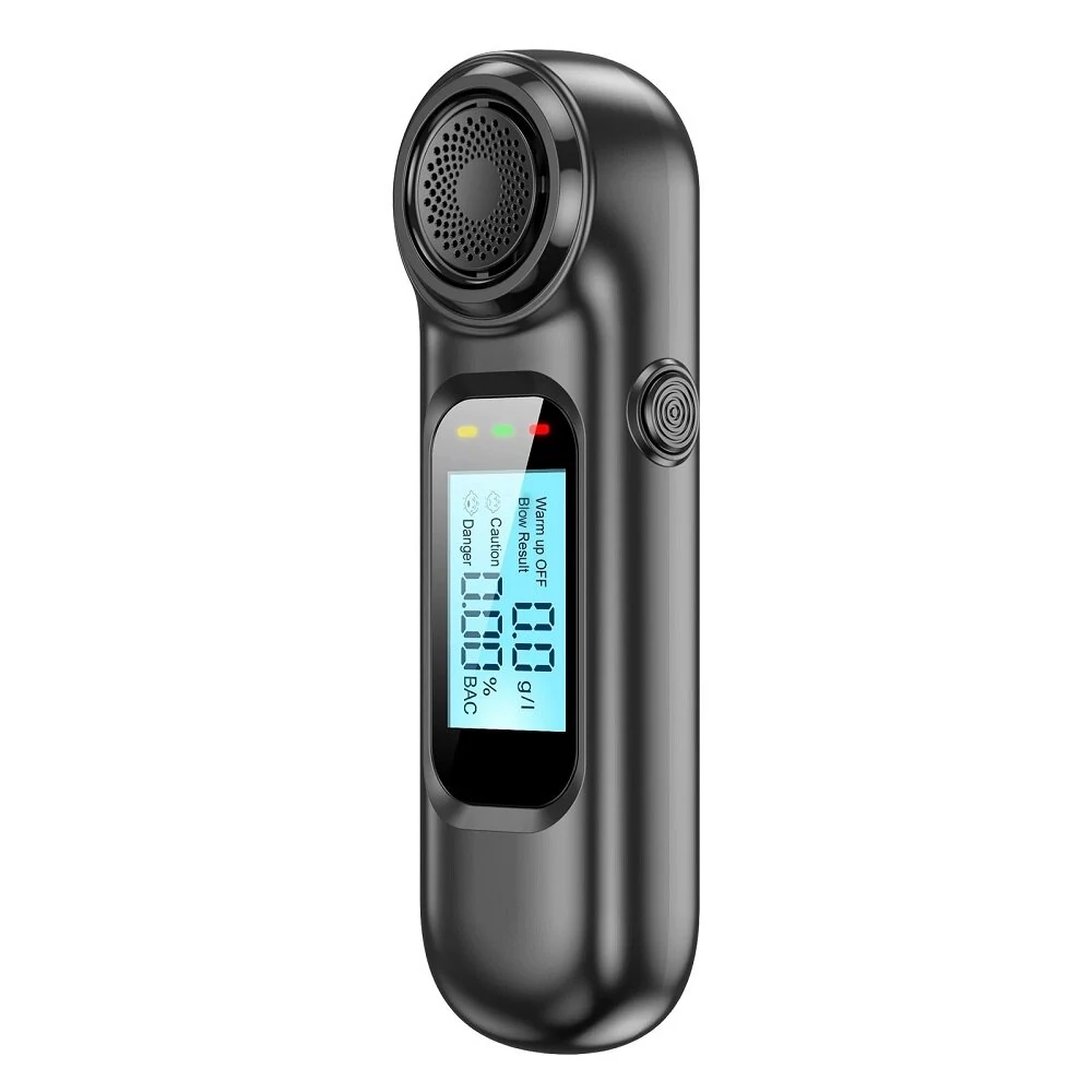 AM01 Digital Alcohol Breath Tester - LCD Display & USB Charging | Car Gas Analyzer - Image 2