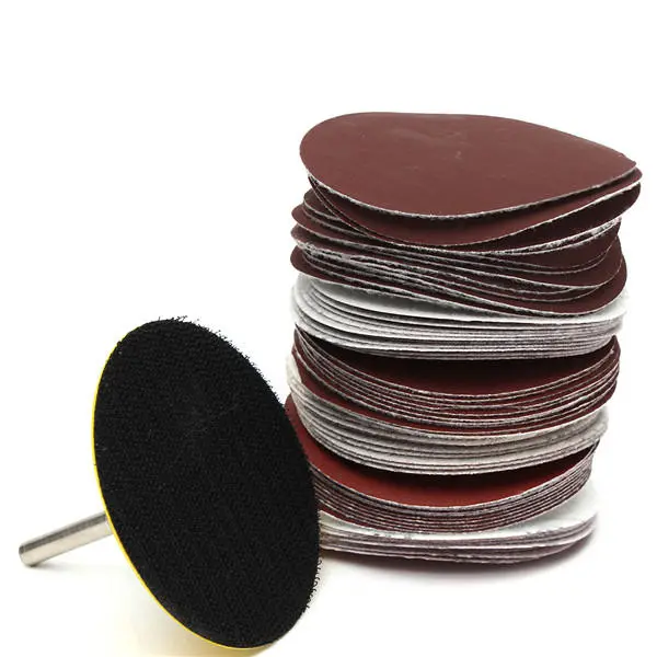 60pcs Sand Paper Mixed Set - 3 Inch Hook and Loop Sanding Pad Abrasives - Image 3