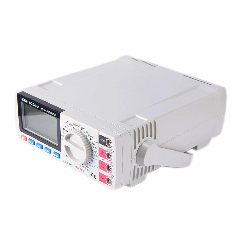 VC8045-II True RMS Multimeter | Bench Top Digital Tester | AC DC Capacitance HFE - Image 4