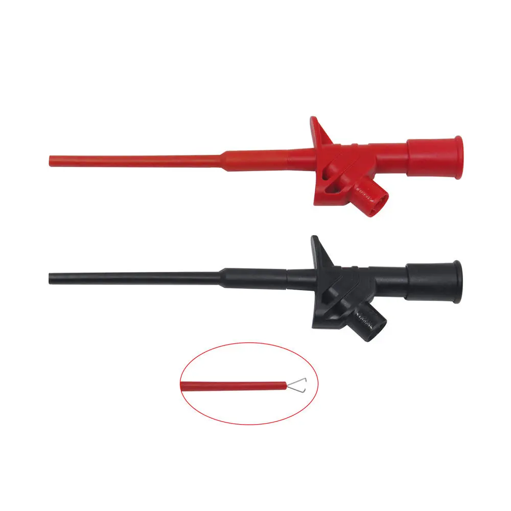 P1300E Replaceable Multimeter Probe Kit - 4mm Banana Plug & Alligator Clip Test Leads - Image 4