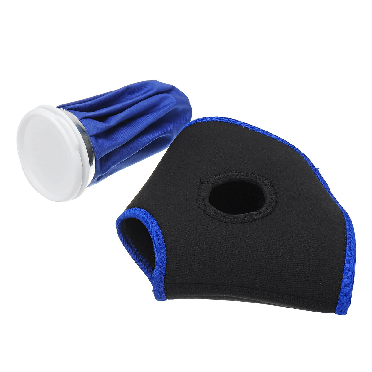 Sport Injury Ice Bag for Ankle Relief - 6 Inch with Fixed Therapy Belt - Image 2