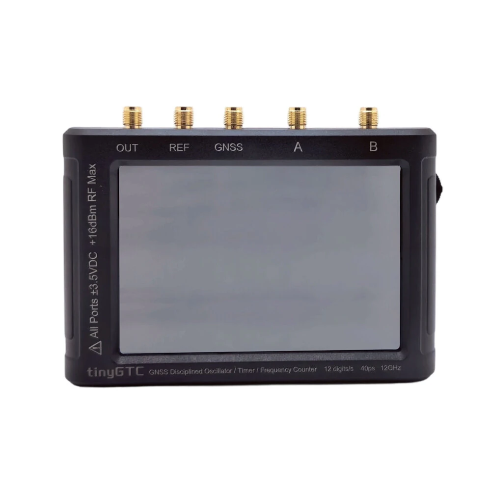 tinyGTC ZC407 High Precision Frequency Counter | 40ps Resolution & GNSS Disciplined Oscillator | 4 Inch Touchscreen - Image 3