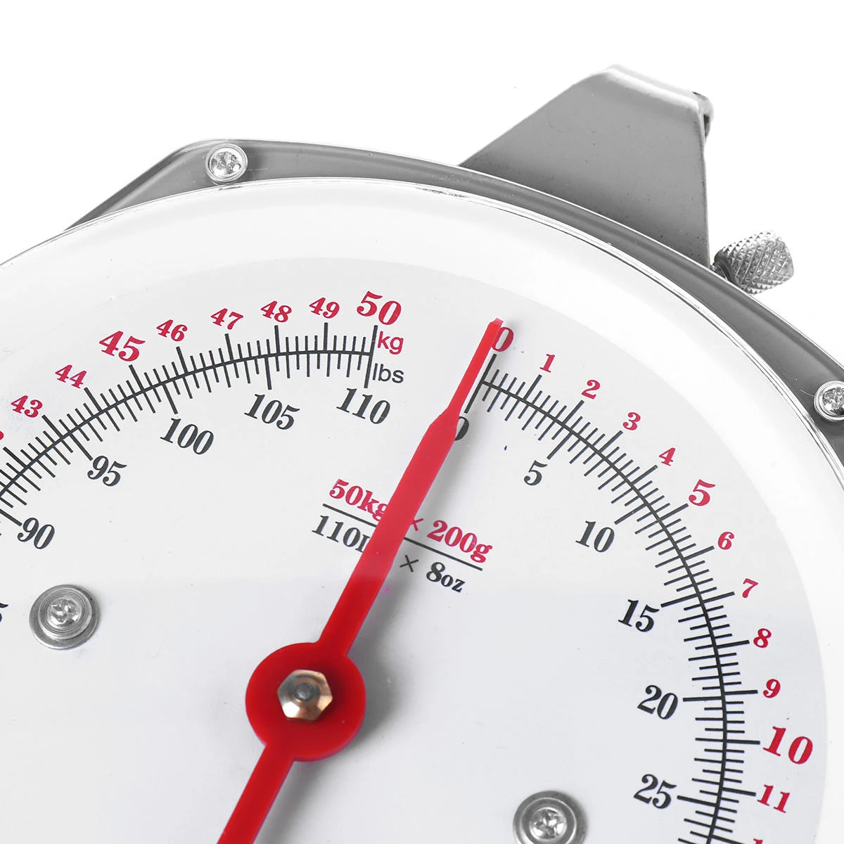 50kg Mechanical Hanging Scale | Clock Face Dial | Heavy Duty Weighing - Image 3