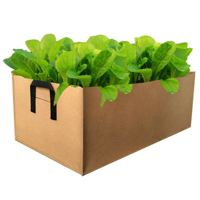 Felt Raised Garden Bed Planter Bag - Fabric Grow Bag for Flowers & Vegetables - Image 4