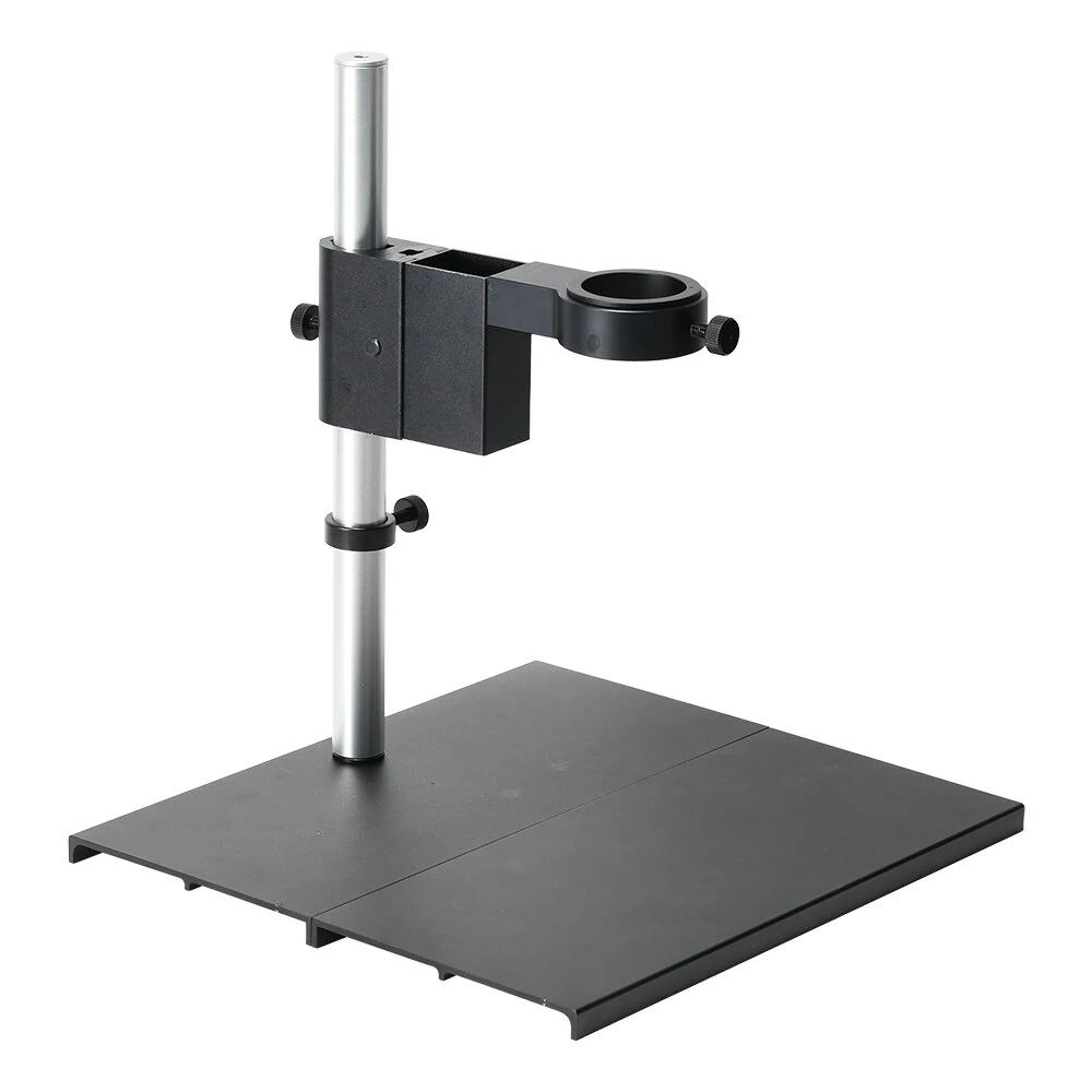 Aluminum Alloy Adjustable Microscope Stand | 40mm & 50mm Adapters | High Temp Pad - Image 3