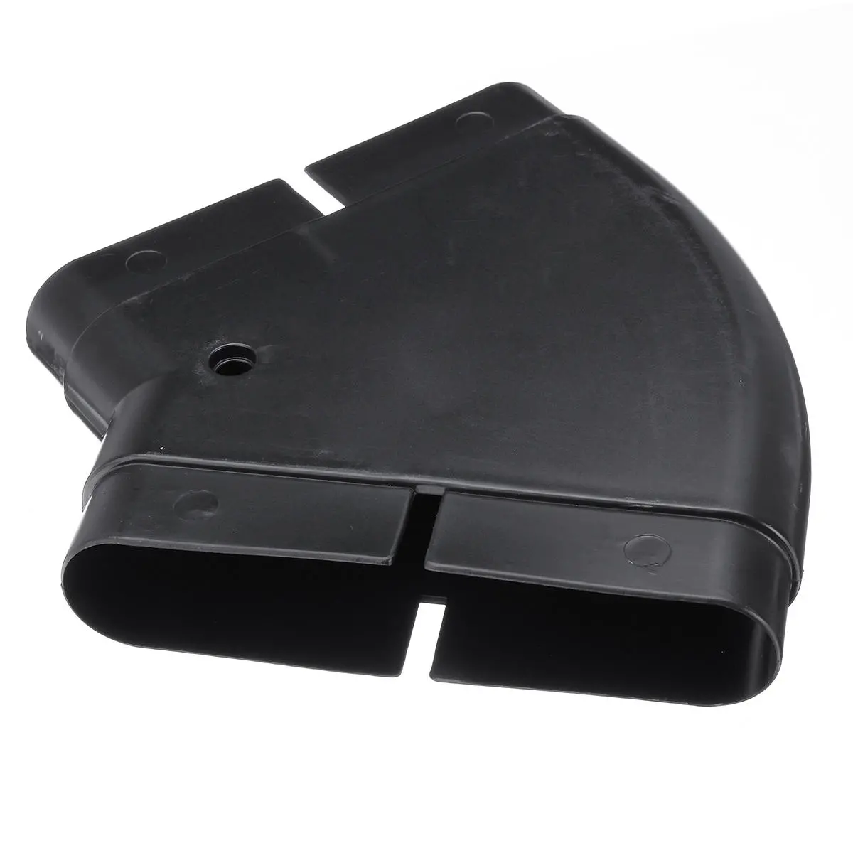 PVC Ventilation Tube - 45° Flat Bent Connector 132x30mm | Environmental Protection - Image 2