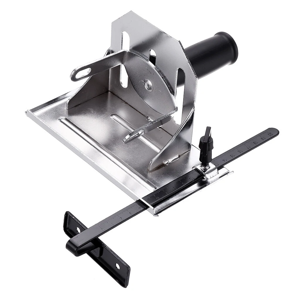 Drillpro Angle Grinder Stand - Adjustable Cutting Bracket with Base Plate Cover - Image 3