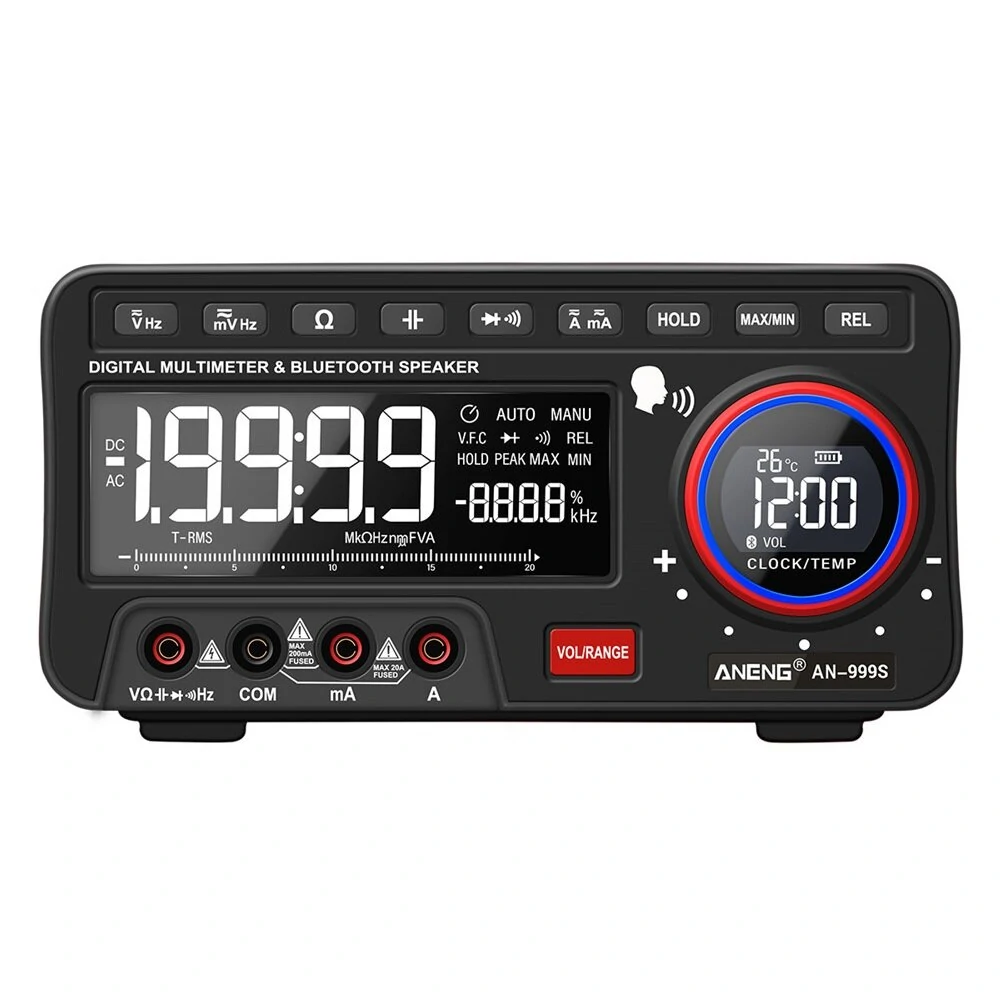 ANENG AN999S True RMS Bluetooth Multimeter | 19999 Counts, Auto-Range, Voice Broadcast - Image 3