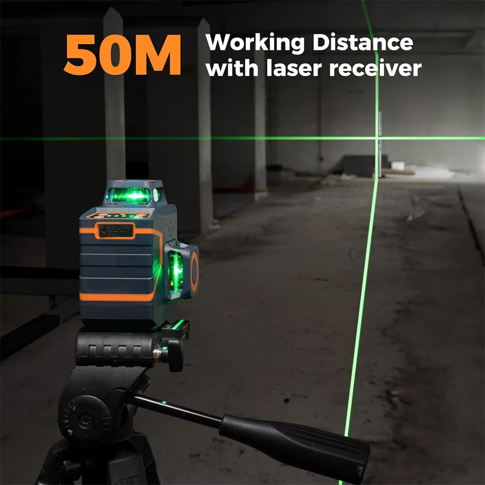 CIGMAN CM-701 Self Leveling Line Laser Level - 3x360° Cross Line - Rechargeable with Remote & Bracket - Image 5
