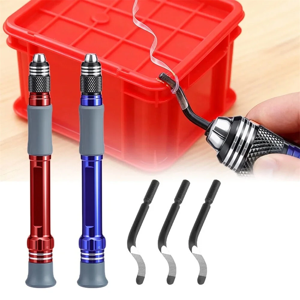 Aluminum Deburring Tool with Replaceable Blades | Metal Plastic Wood Trimming Cutter - Image 3