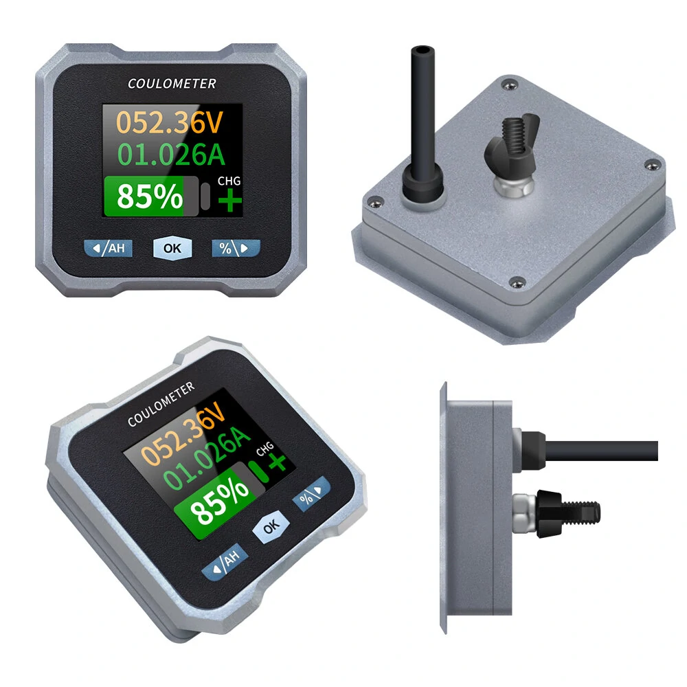 BL-F Waterproof Coulomb Meter | Battery Capacity Voltmeter | Bluetooth Monitor for EV Motorcycle RV - Image 4