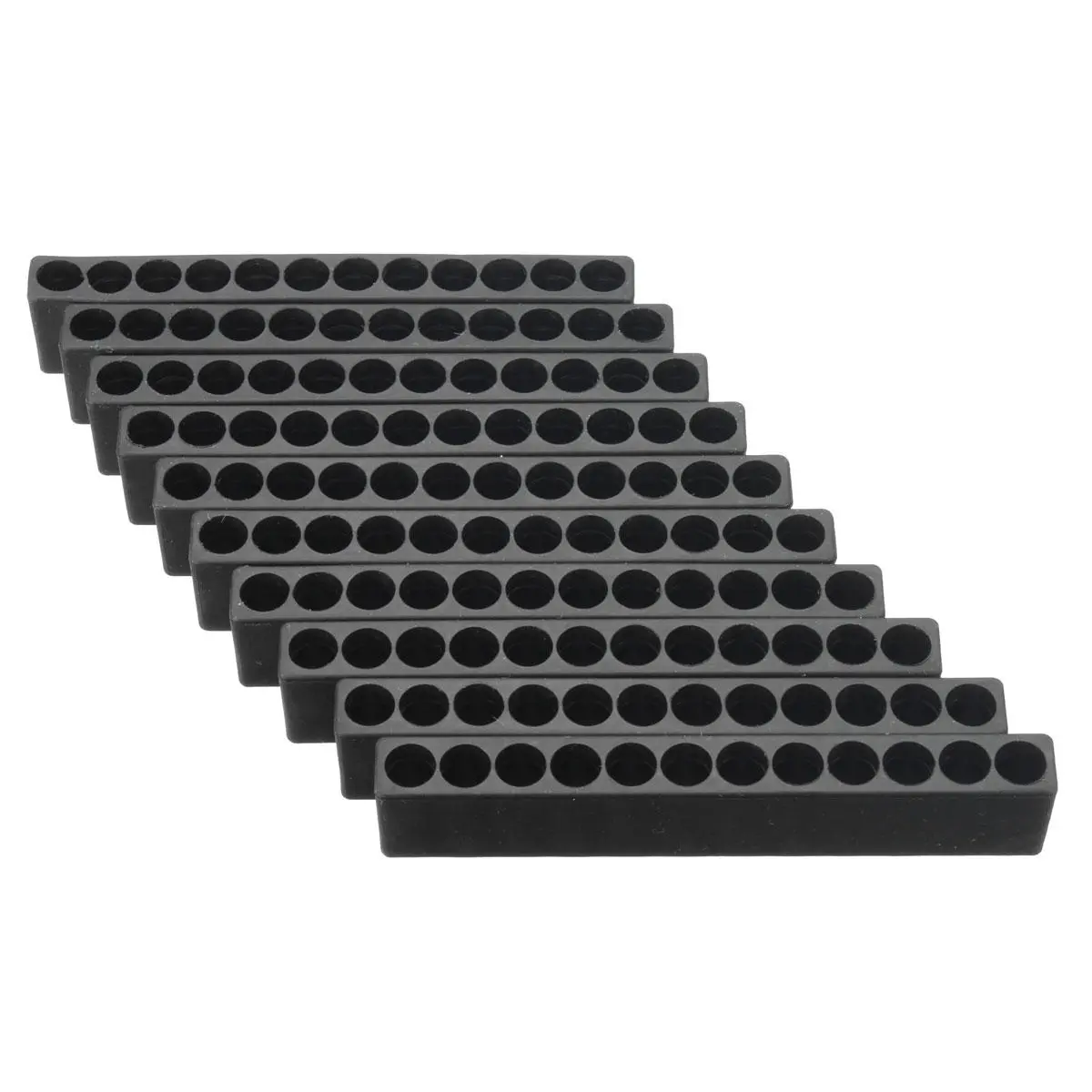10pcs 12 Holes Hex Shank Screwdriver Bits | Plastic Storage Case Deck - Image 3